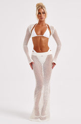 Riella Maxi Skirt - White Skirt XS Babyboo Fashion Premium Exclusive Design