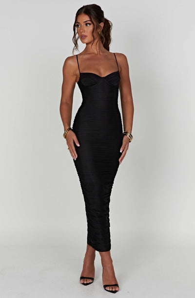 Rochelle Maxi Dress - Black Dress Babyboo Fashion Premium Exclusive Design