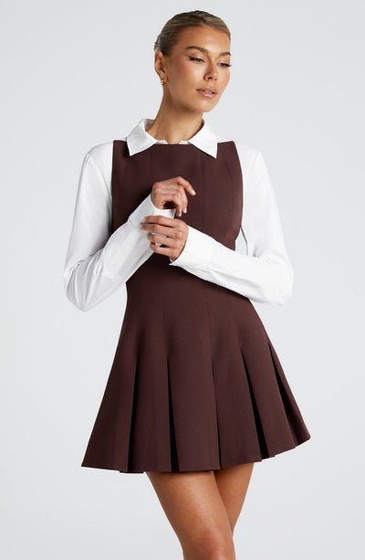 Rory Mini Dress - Plum Brown | Mini Dress | Babyboo Fashion Rory Mini Dress - Plum Brown | Mini Dress | Babyboo Fashion