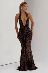Rosetta Maxi Dress - Leopard Print Dress Babyboo Fashion Premium Exclusive Design