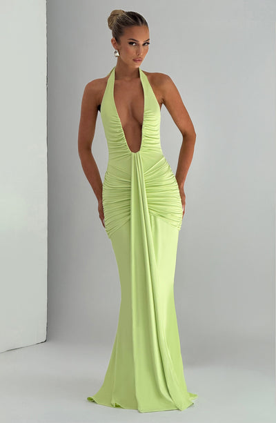 Rosetta Maxi Dress - Lime Rosetta Maxi Dress - Lime
