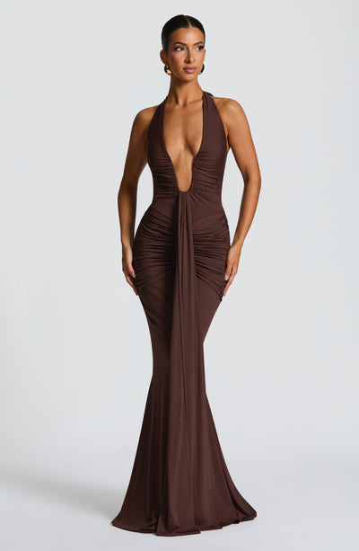Brown Maxi Dress