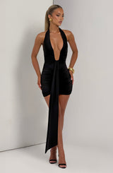 Rosetta Mini Dress - Black Dress Babyboo Fashion Premium Exclusive Design