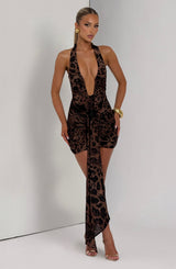 Rosetta Mini Dress - Leopard Print Dress Babyboo Fashion Premium Exclusive Design