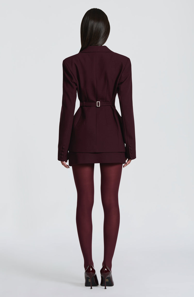 Rowena Blazer - Plum Jacket Babyboo Fashion Premium Exclusive Design