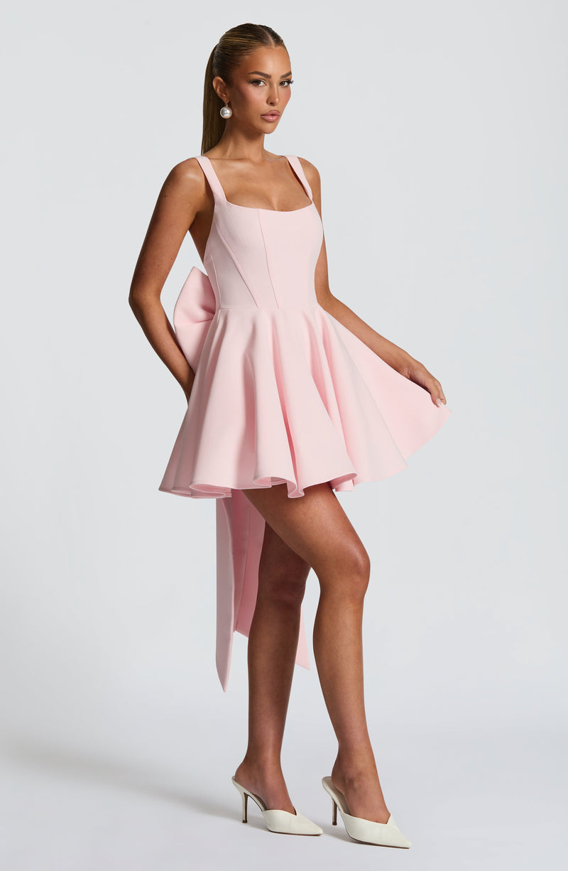 Buy Pink Mini Dress - Rue Mini Dress - Blush | Babyboo Fashion