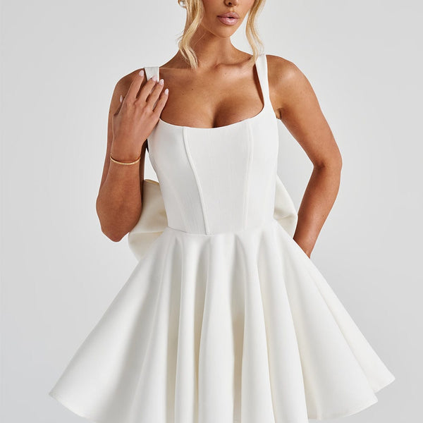 rue mini dress ivory Rue Sophie Pixie Mini Dress in Ivory