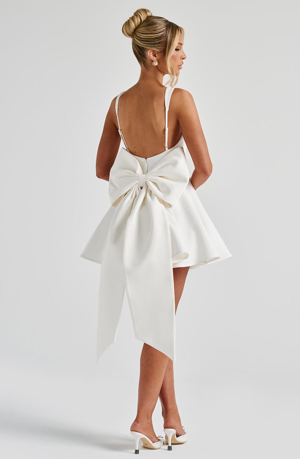 Rue Mini Dress - Ivory | Mini Dress | Babyboo Fashion