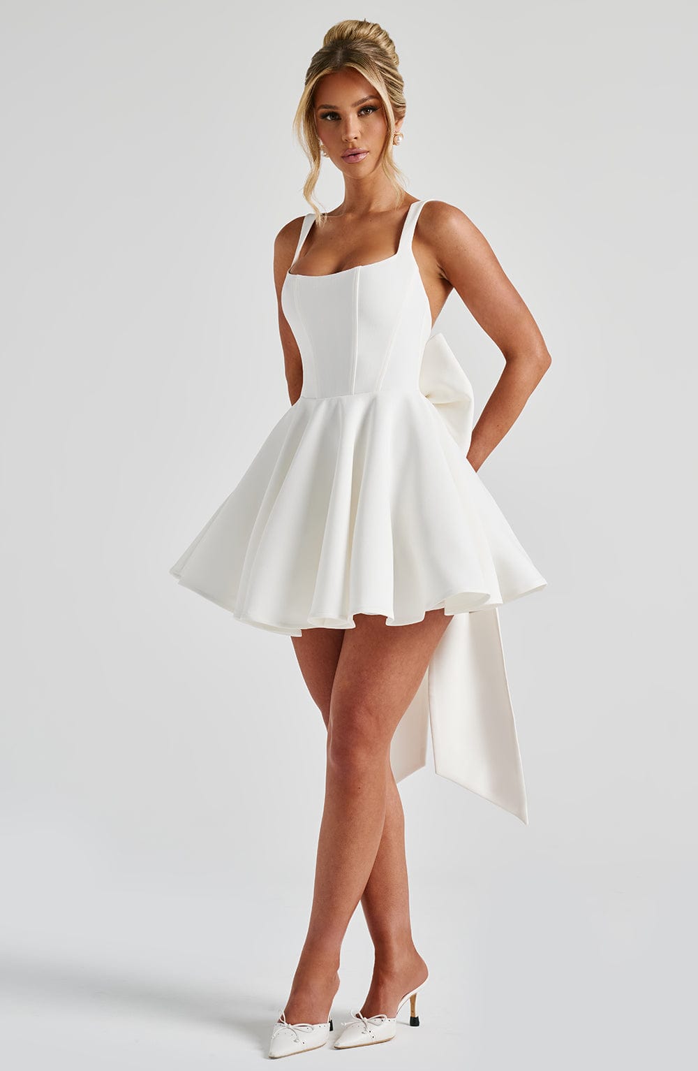 Beau Mini Dress - Ivory