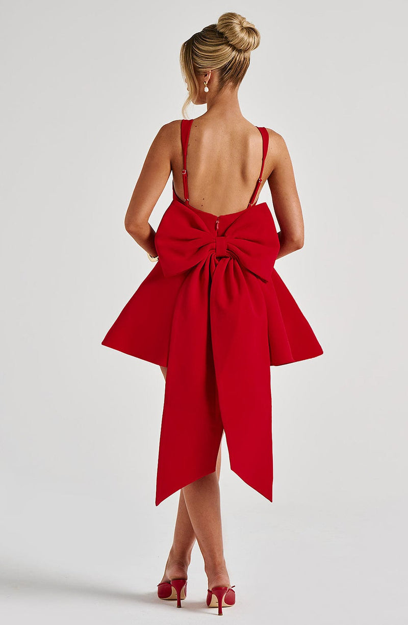 red dress return Rue Mini Dress - Red | Luxury Mini Dress
