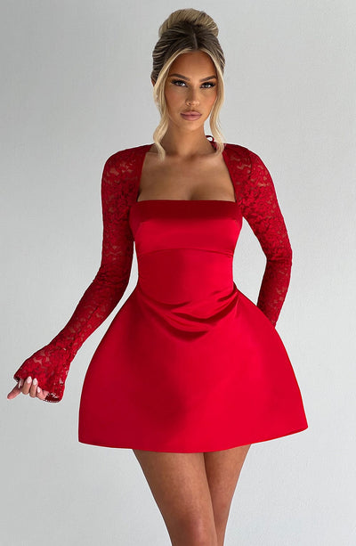 Sadie Mini Dress - Red | Mini Dress | Babyboo Fashion Sadie Mini Dress - Red | Mini Dress | Babyboo Fashion