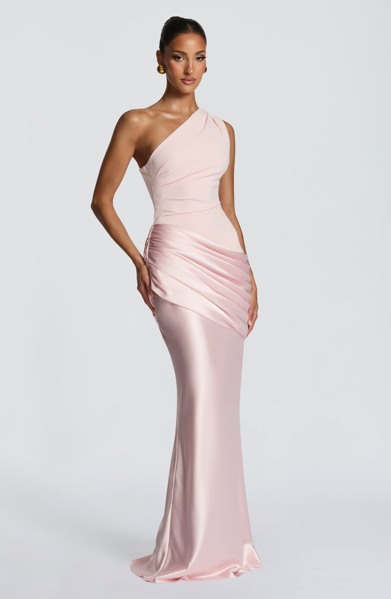 Sadona | One-Shoulder Maxi Dress - Glacier Blue main image 1