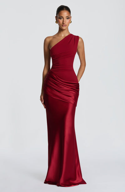 Sadona Maxi Dress - Deep Red | Shop Maxi Dresses