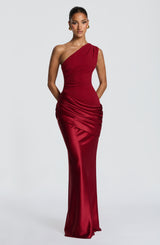 Sadona Maxi Dress - Deep Red Dress Babyboo Fashion Premium Exclusive Design