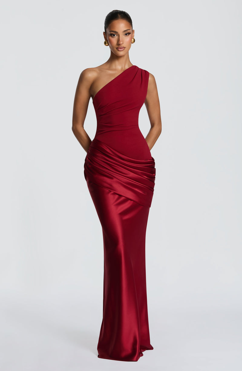 Sadona Maxi Dress - Deep Red | Shop Maxi Dresses
