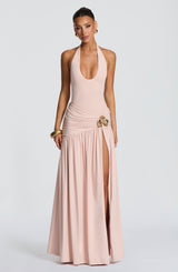 Saira Maxi Skirt - Soft Blush Skirt Babyboo Fashion Premium Exclusive Design