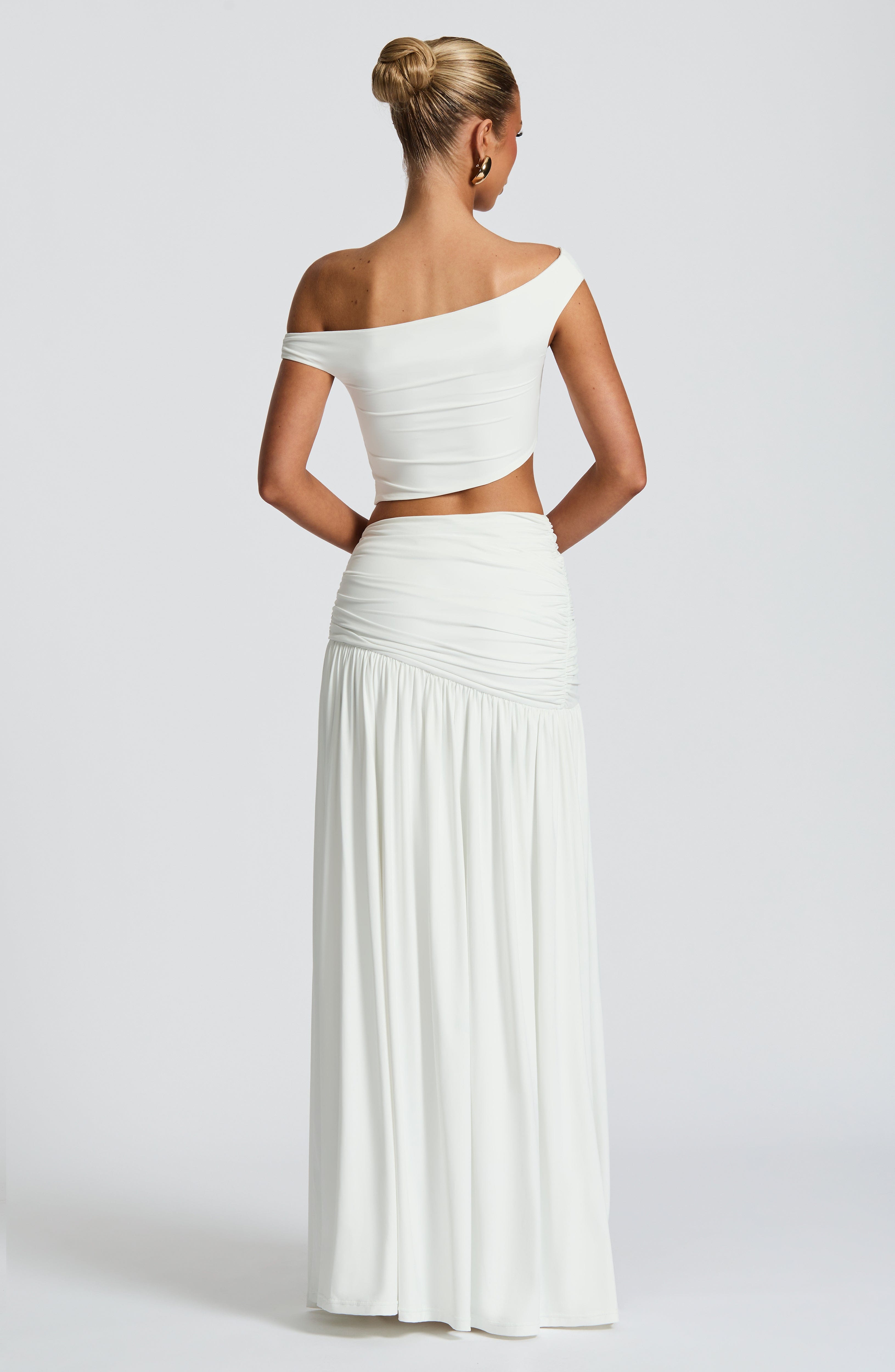 Alexa Maxi Skirt - White