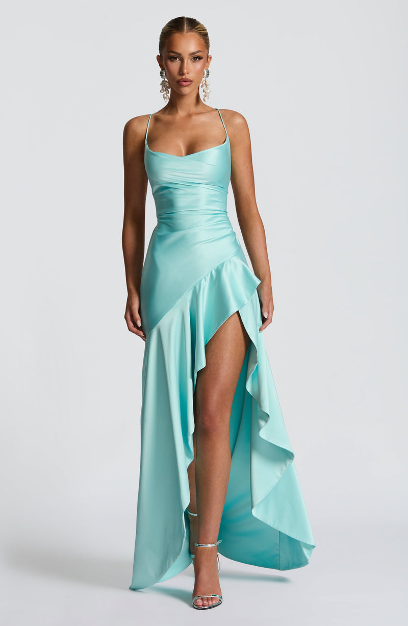 Blue Maxi Dress - Samira Maxi Dress in Aqua | Babyboo Fashion Blue Maxi Dress - Samira Maxi Dress in Aqua | Babyboo Fashion