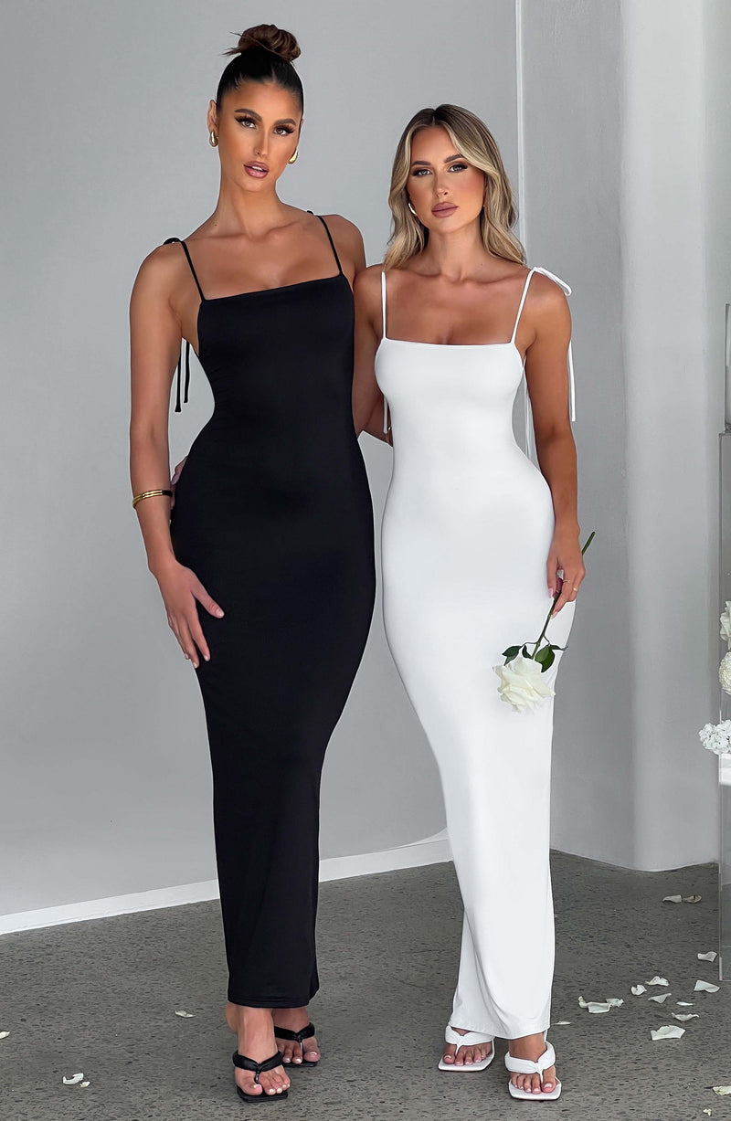 Sanya Maxi Dress - White Dress Babyboo Fashion Premium Exclusive Design