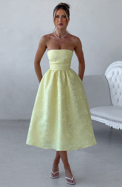 lemon skater dress Lemon Midi Bardot Skater Dress Rosies Closet