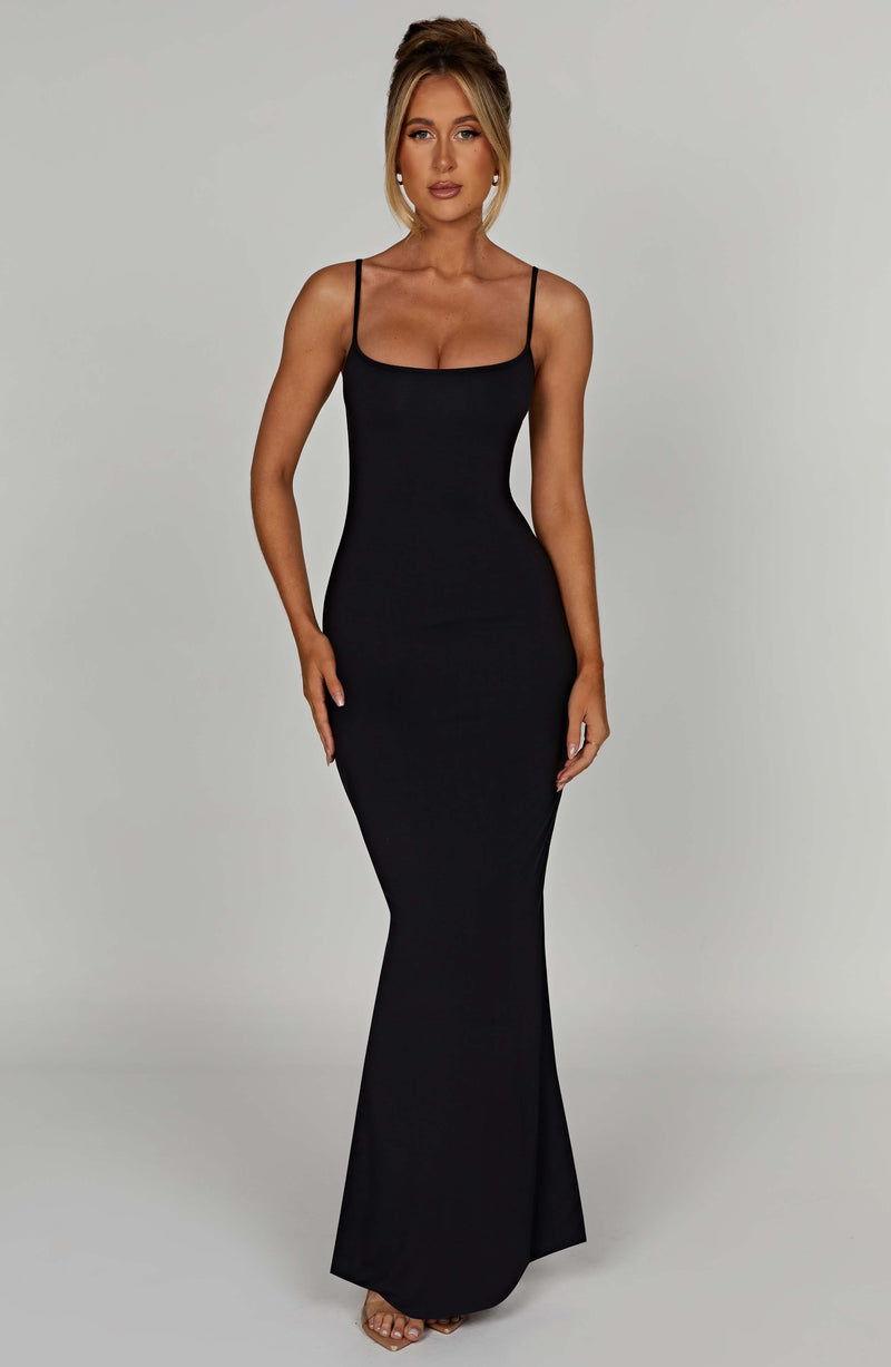 Saskia Maxi Dress - Black Dress XS Babyboo Fashion Premium Exclusive Design