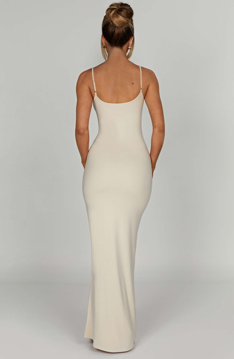 Saskia Maxi Dress - Cream Dress Babyboo Fashion Premium Exclusive Design