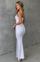 Saskia Maxi Dress - White Dress Babyboo Fashion Premium Exclusive Design