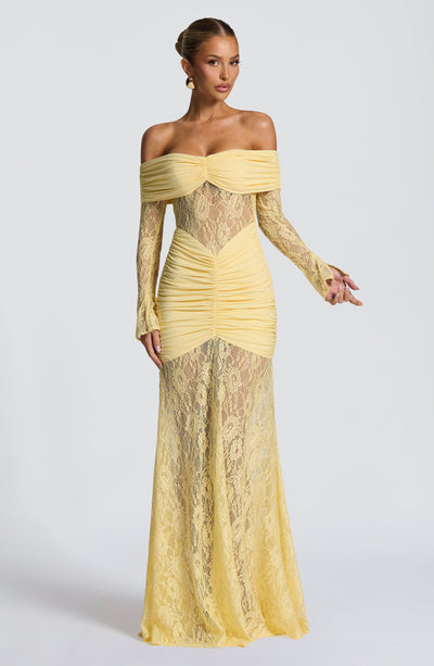 Shop Yellow Maxi Dress - Sauline Maxi Dress - Lemon | Babyboo Fashion Shop Yellow Maxi Dress - Sauline Maxi Dress - Lemon | Babyboo Fashion