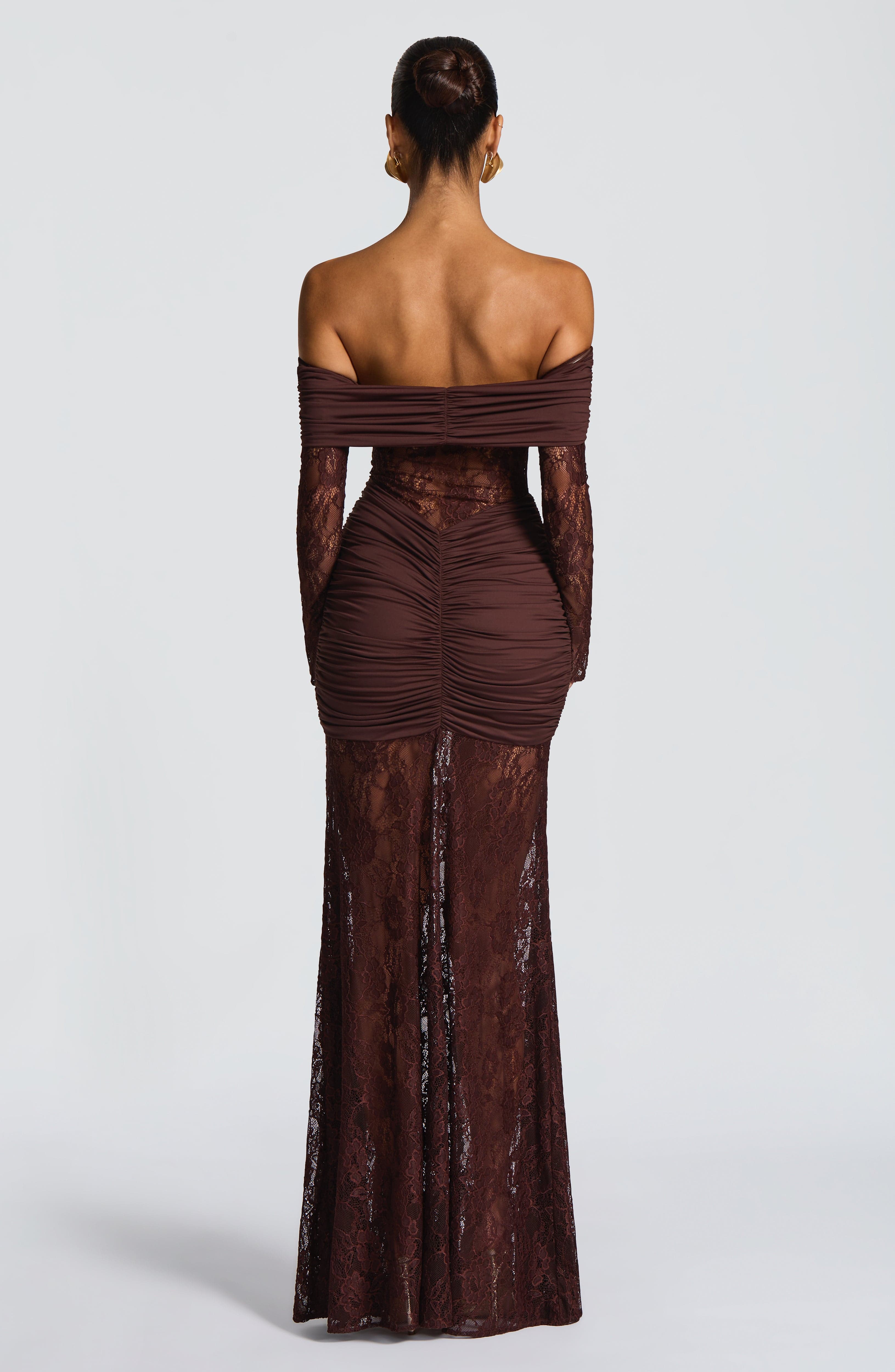 Dress Maxi Brown main image 1