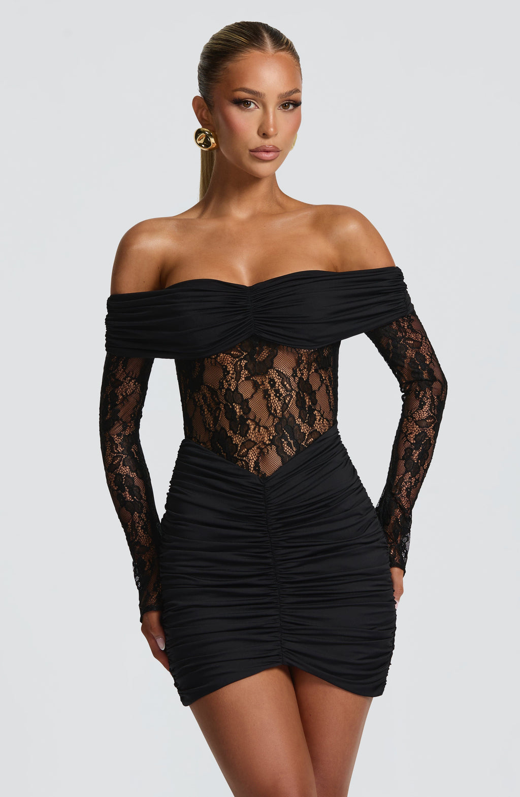 Buy Black Mini Dress - Sauline Mini Dress in Black | Babyboo Fashion Buy Black Mini Dress - Sauline Mini Dress in Black | Babyboo Fashion