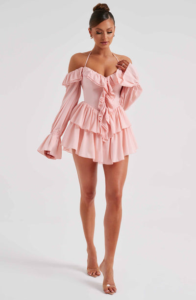 Savanna Playsuit - Pink Playsuit Babyboo Fashion Premium Exclusive Design