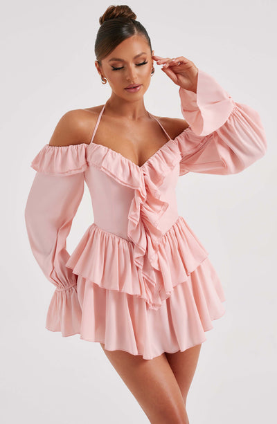 Savanna Playsuit - Pink Playsuit Babyboo Fashion Premium Exclusive Design