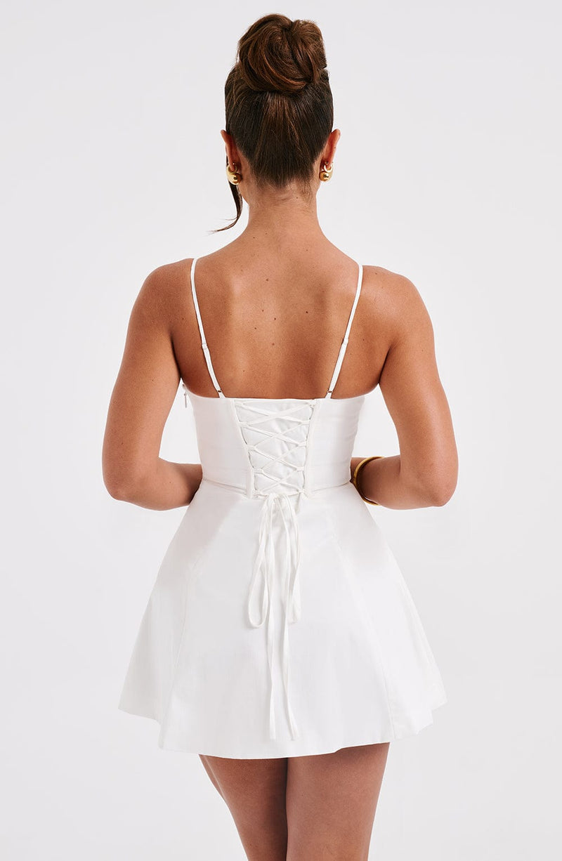 Sela Mini Dress - Ivory Dress Babyboo Fashion Premium Exclusive Design