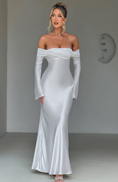 Babyboo Selene Maxi Dress in Ivory Size S