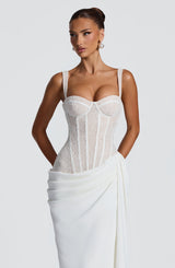Seren Maxi Dress - Ivory Dress Babyboo Fashion Premium Exclusive Design