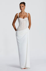 Seren Maxi Dress - Ivory Dress Babyboo Fashion Premium Exclusive Design
