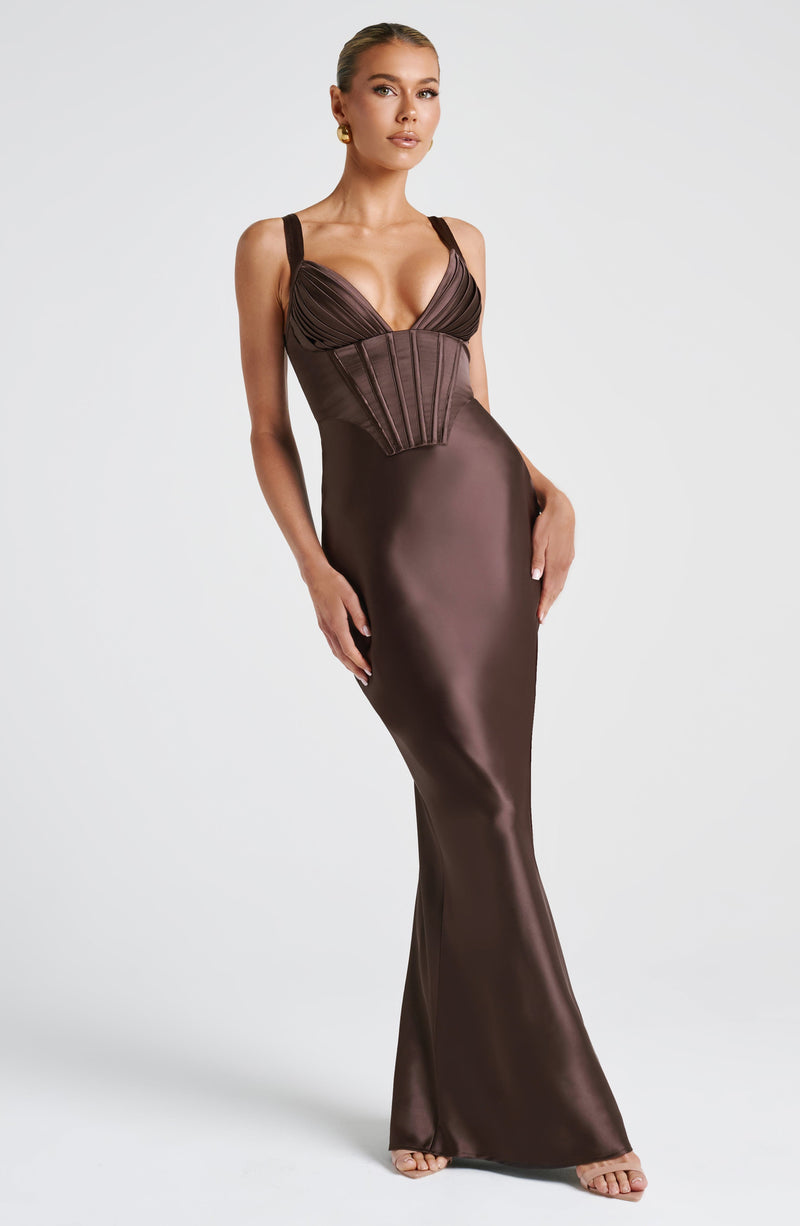 Plum Brown Shae Maxi Dress | Elegant Maxi Dress | Babyboo Fashion Plum Brown Shae Maxi Dress | Elegant Maxi Dress | Babyboo Fashion