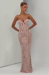 Sian Maxi Dress - Blush Dress Babyboo Fashion Premium Exclusive Design