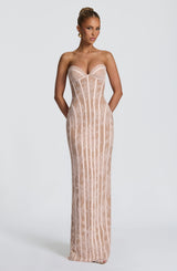 Sian Maxi Dress - Blush Dress XS Babyboo Fashion Premium Exclusive Design