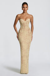 Sian Maxi Dress - Lemon Dress Babyboo Fashion Premium Exclusive Design