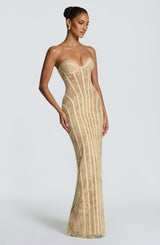 Sian Maxi Dress - Lemon Dress Babyboo Fashion Premium Exclusive Design