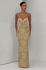 Sian Maxi Dress - Lemon Dress Babyboo Fashion Premium Exclusive Design