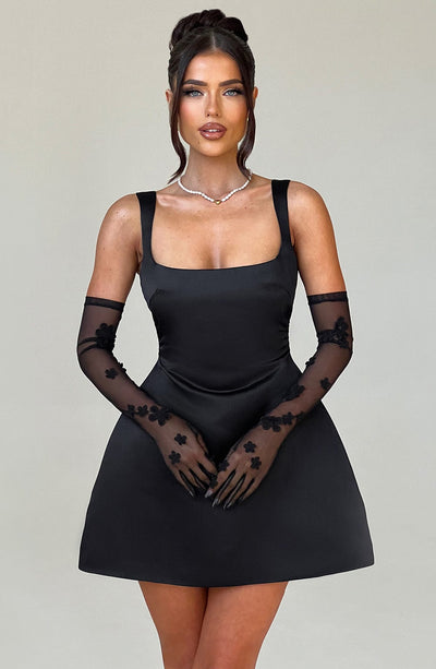Sofie Mini Dress - Black Babyboo Fashion Sofie Mini Dress - Black Babyboo Fashion