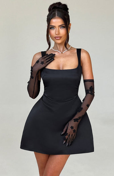 Sofie Mini Dress - Black Babyboo Fashion Sofie Mini Dress - Black Babyboo Fashion