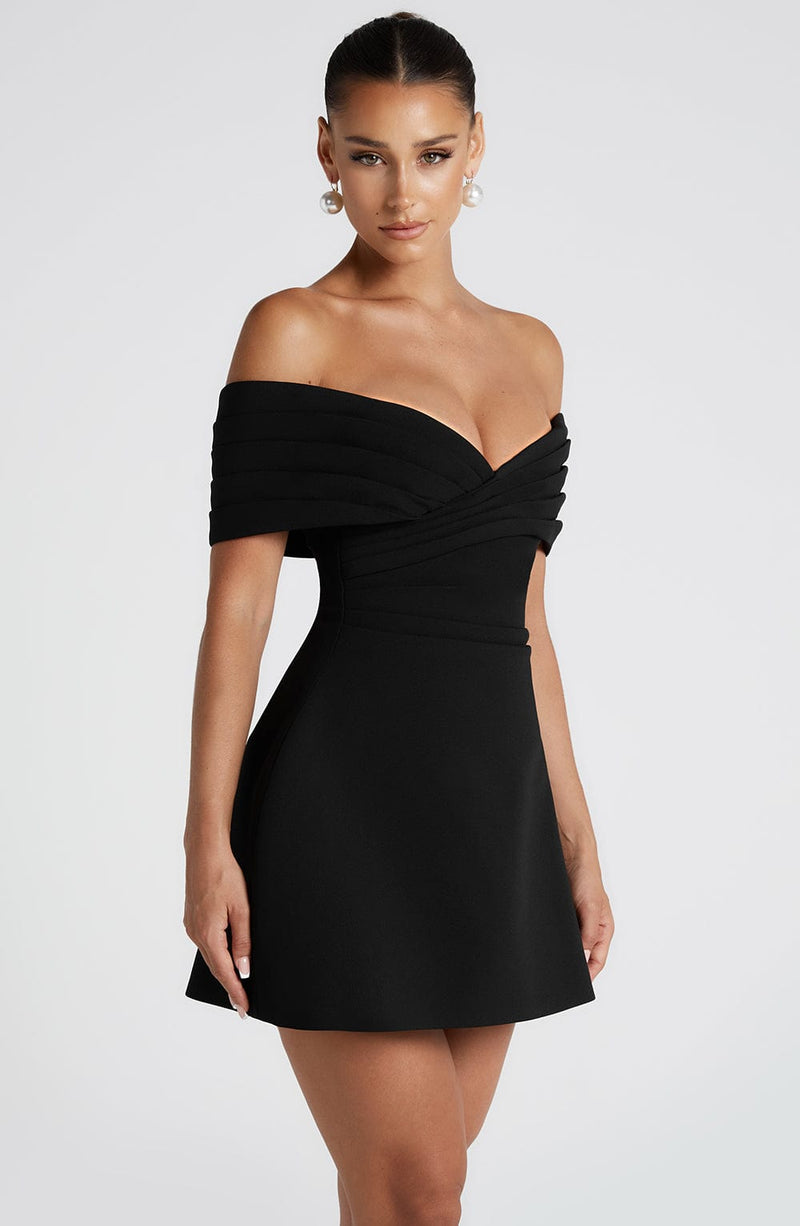 Solana Mini Dress - Black | Mini Dress