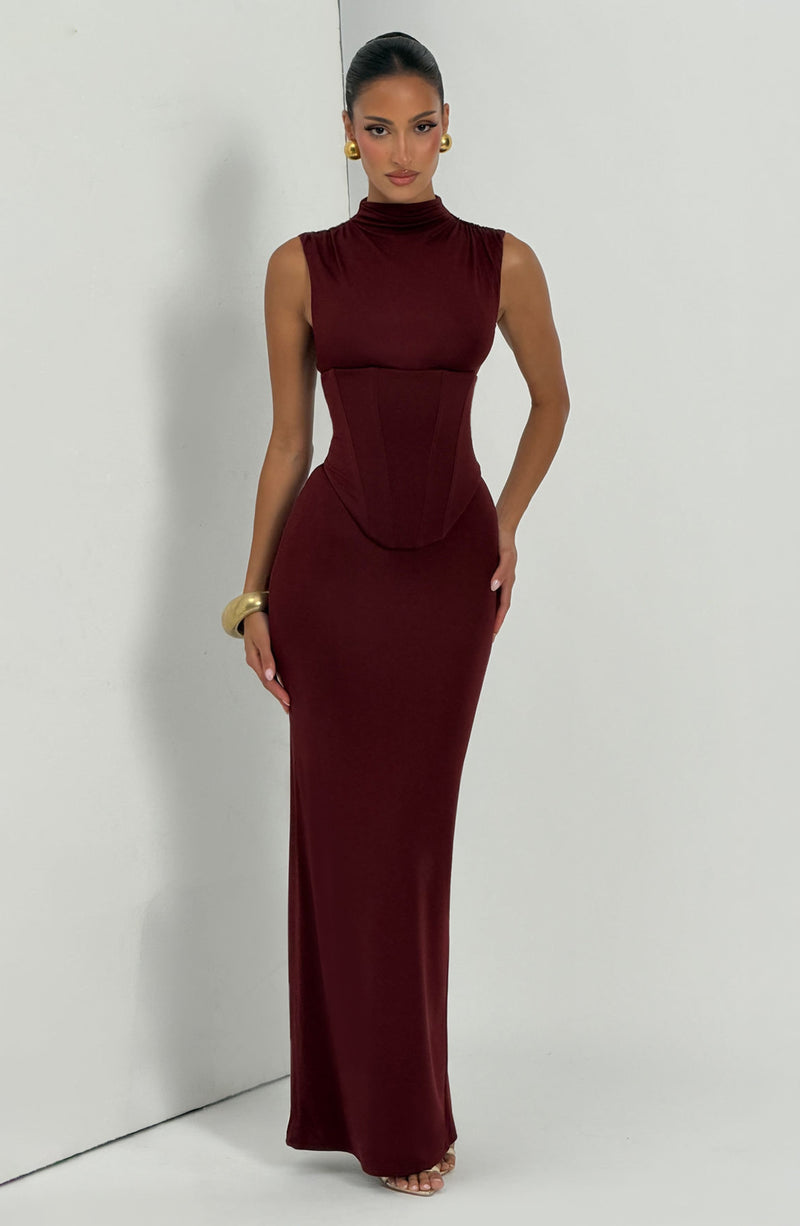 Cherry Maxi Dress - Soline Maxi Dress - Babyboo Fashion