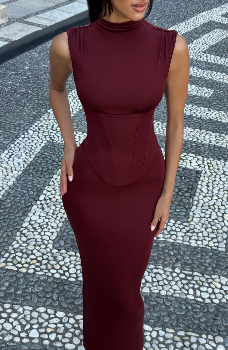 Cherry Maxi Dress - Soline Maxi Dress - Babyboo Fashion