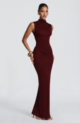 Soline Maxi Dress - Cherry Lacquer Dress Babyboo Fashion Premium Exclusive Design