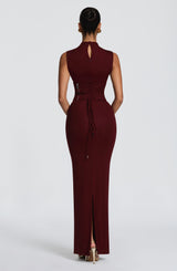 Soline Maxi Dress - Cherry Lacquer Dress Babyboo Fashion Premium Exclusive Design