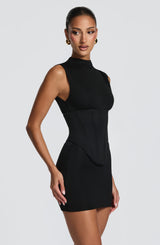 Soline Mini Dress - Black Dress Babyboo Fashion Premium Exclusive Design